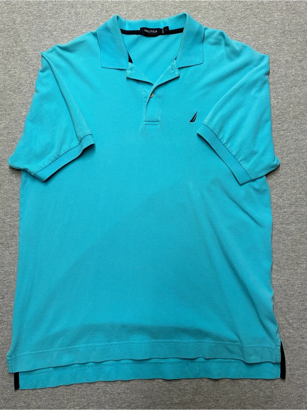 Nautica Men’s Bright Turquoise Polo